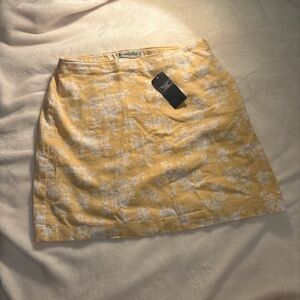 Abercrombie & Fitch Gold/Yellow Mini Skirt Casual Resort Wear